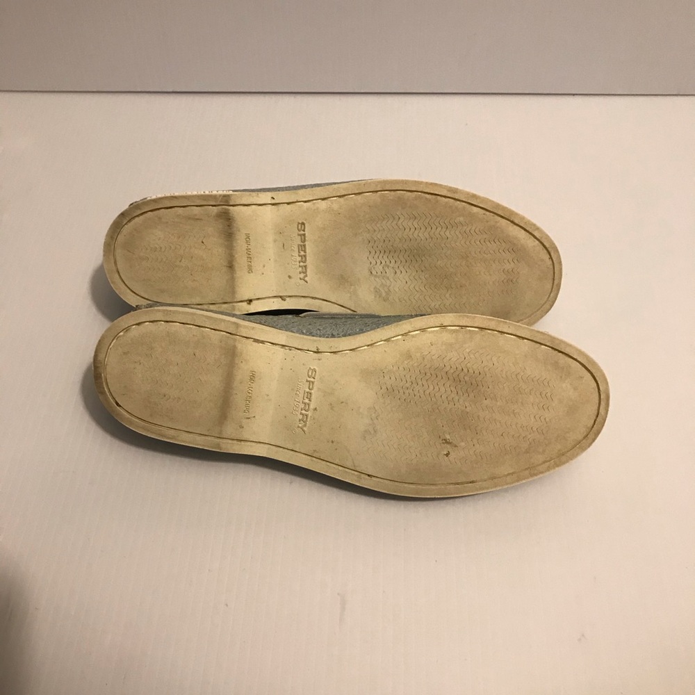SPERRY TOPSIDER GOLD CUP METALLIC BLUE SIZE 9.5 - Picture 6 of 6